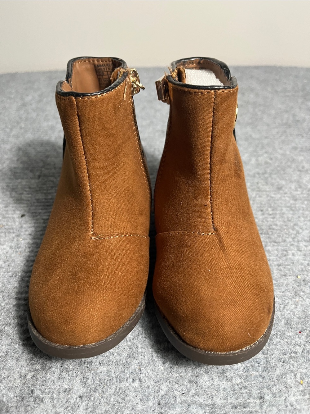 Michael Kors Kids Tan Suede Ankle Boots